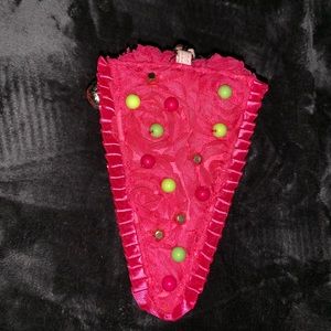 Betsey Johnson slice of cake wristlet.